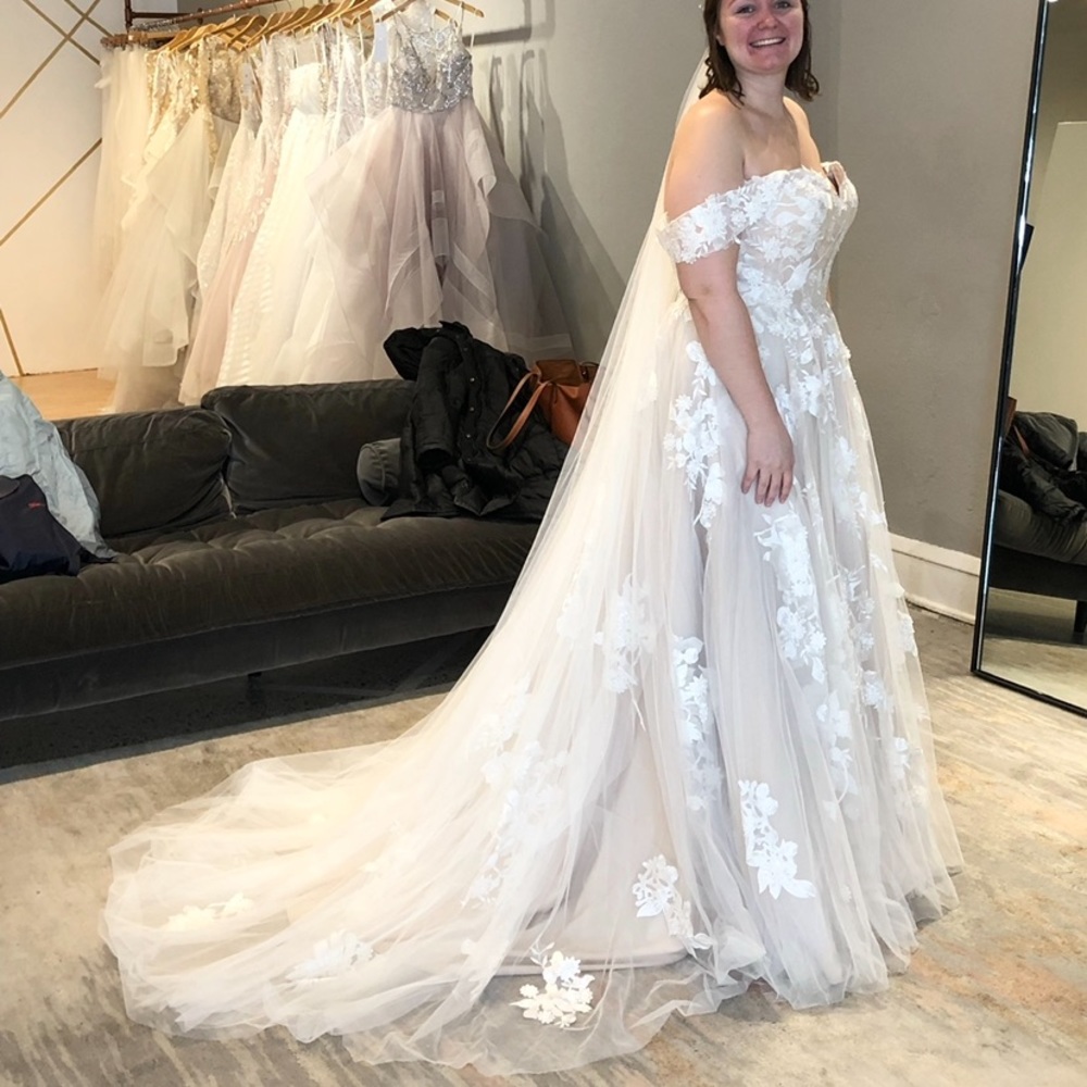 Unaltered Madi Lane - “Elora” Wedding Dress